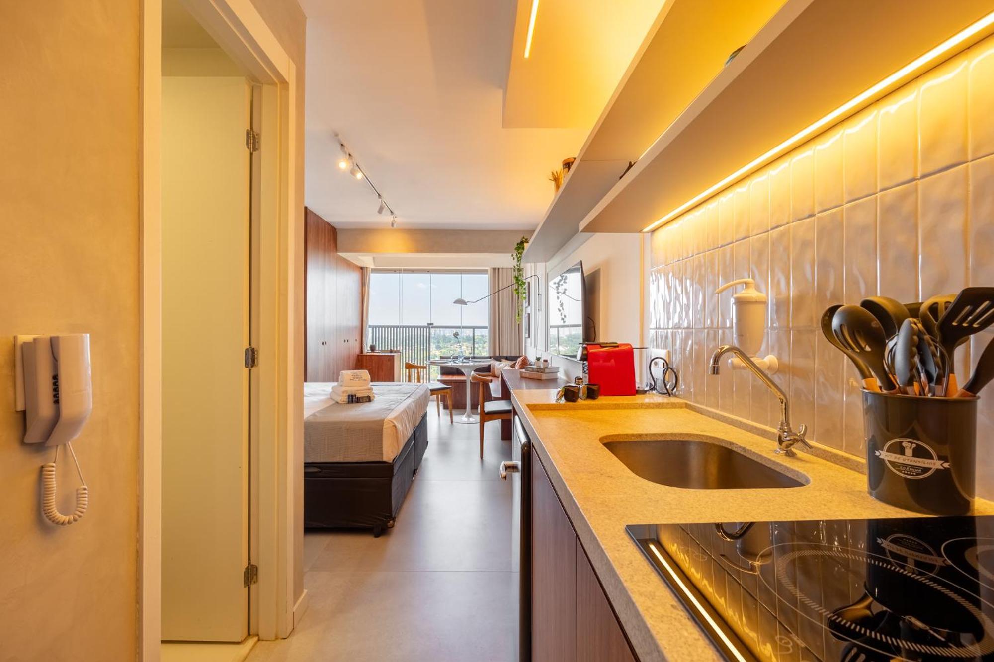 Apartment Easy Star - Fabuloso Studio Duplo No Alto Da Boa Vista - Ga01i