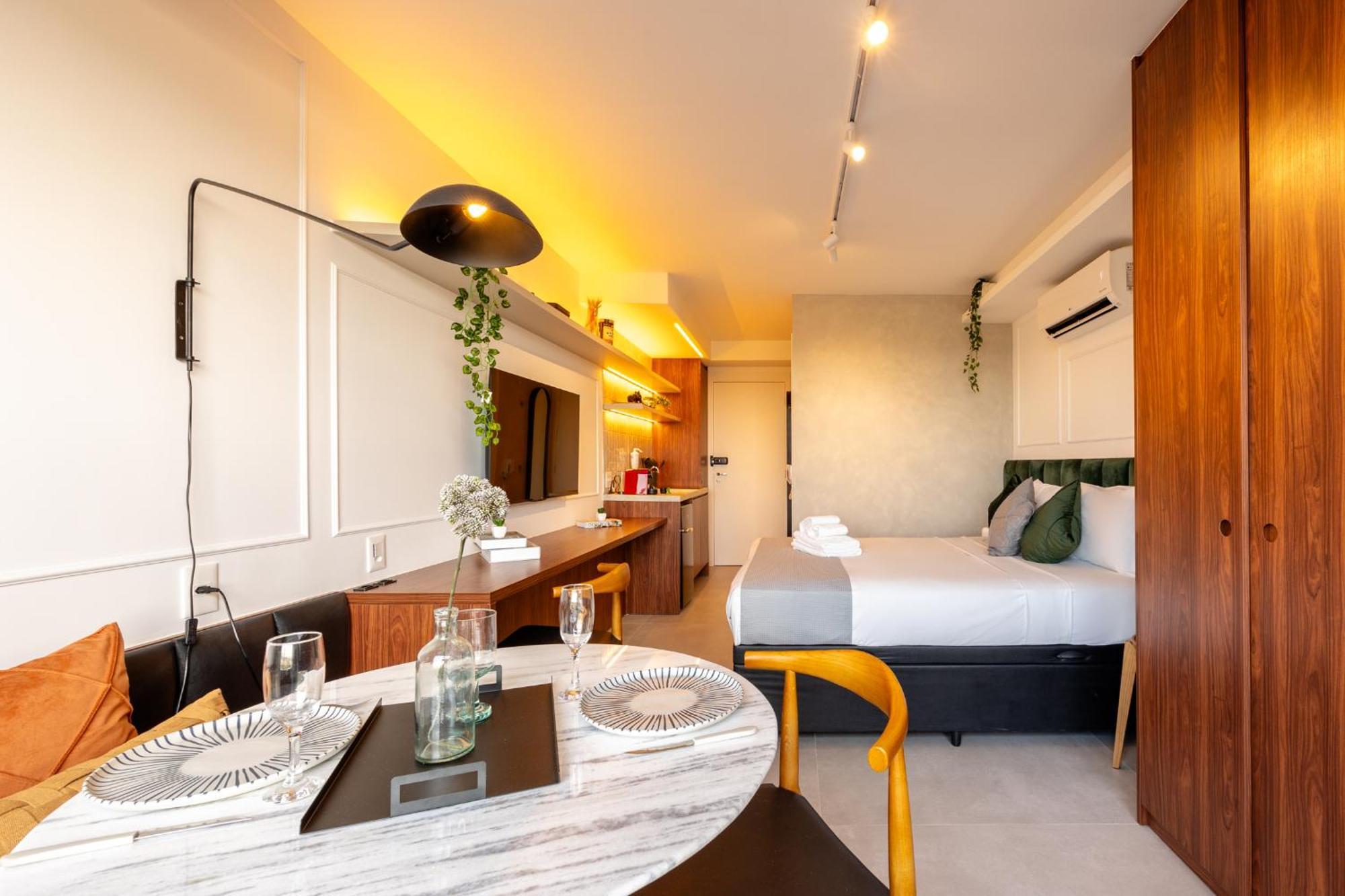 Easy Star - Fabuloso Studio Duplo No Alto Da Boa Vista - Ga01i Apartamento