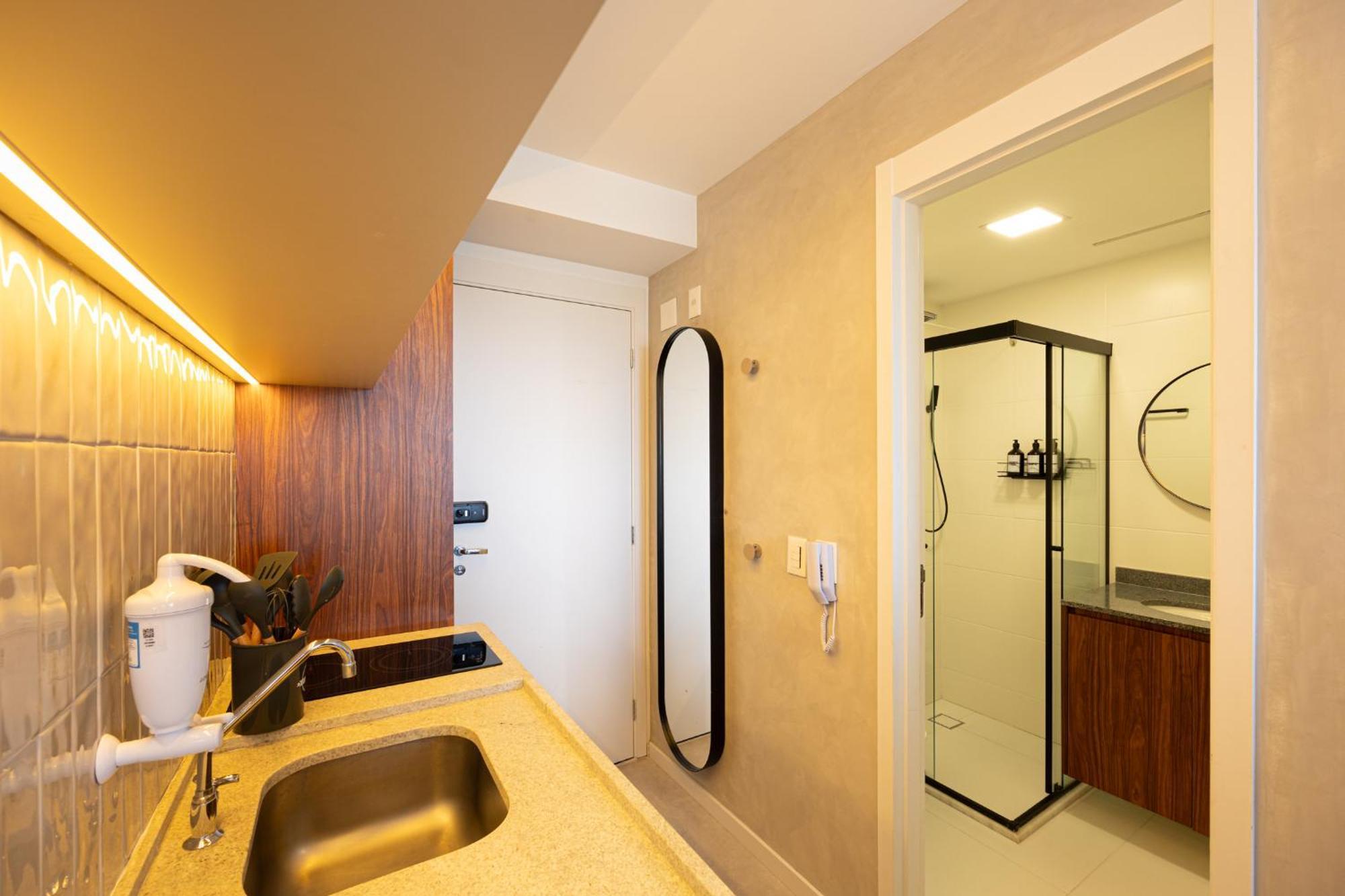 Easy Star - Fabuloso Studio Duplo No Alto Da Boa Vista - Ga01i Apartamento