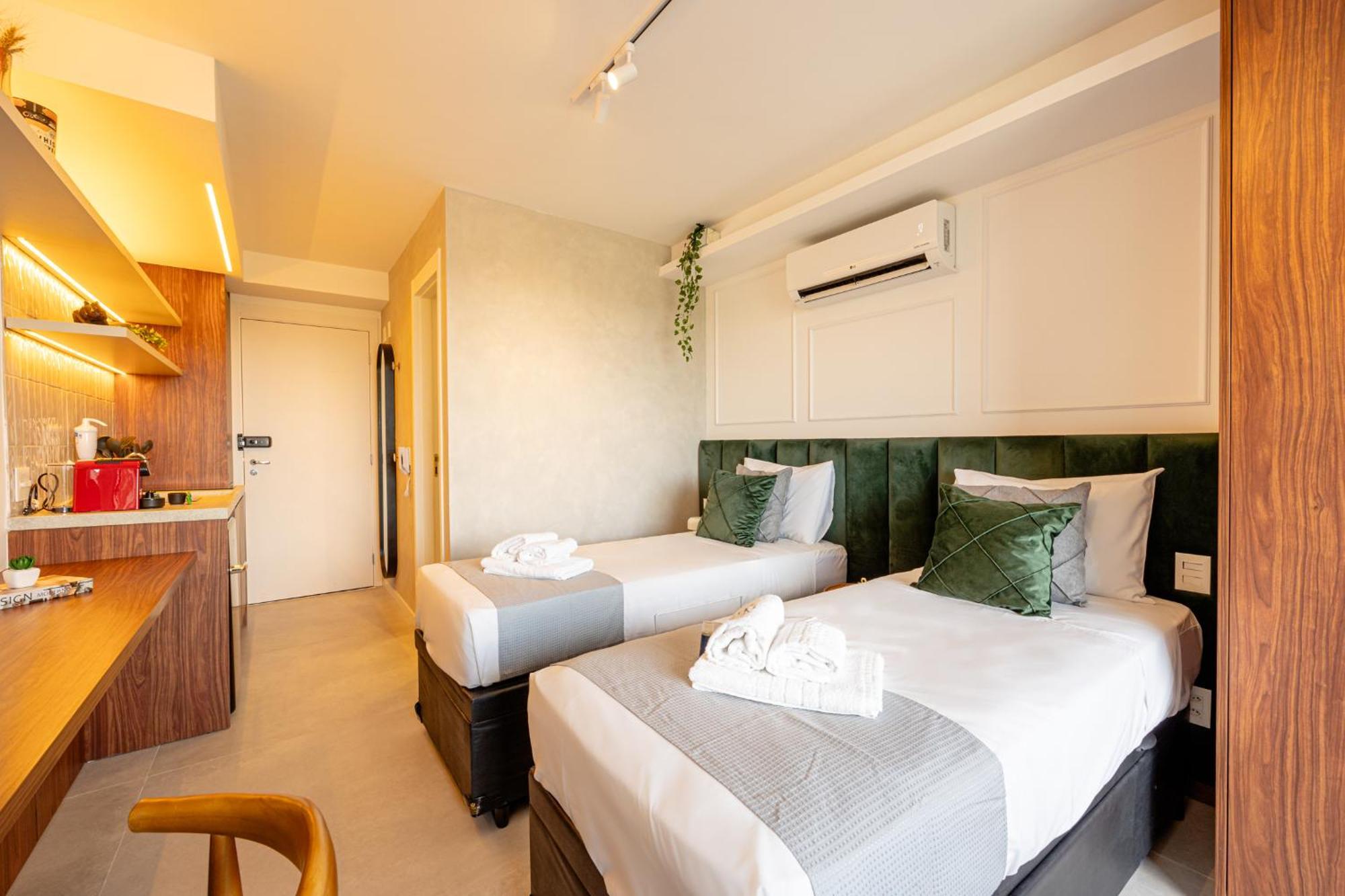 Apartamento Easy Star - Fabuloso Studio Duplo No Alto Da Boa Vista - Ga01i